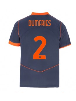 Inter Milan Denzel Dumfries #2 Replika Tredje Kläder 2025-26 Kortärmad